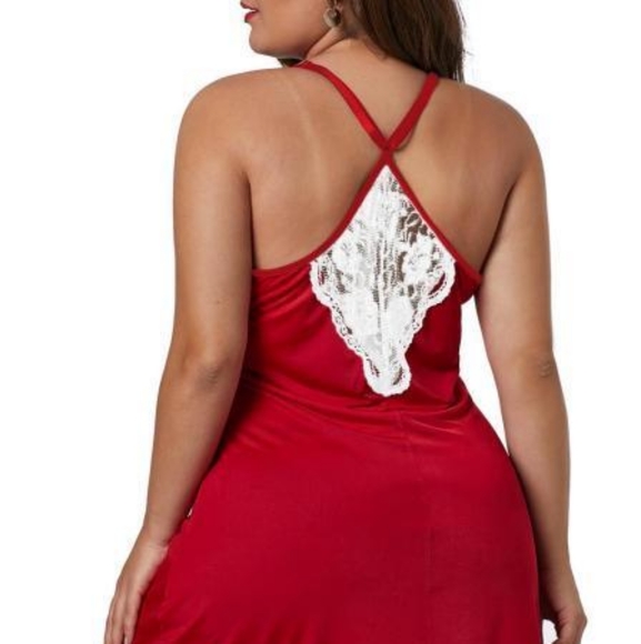 Red Chemise with Lace Trim
Color: Red
Mate… - Picture 4 of 4